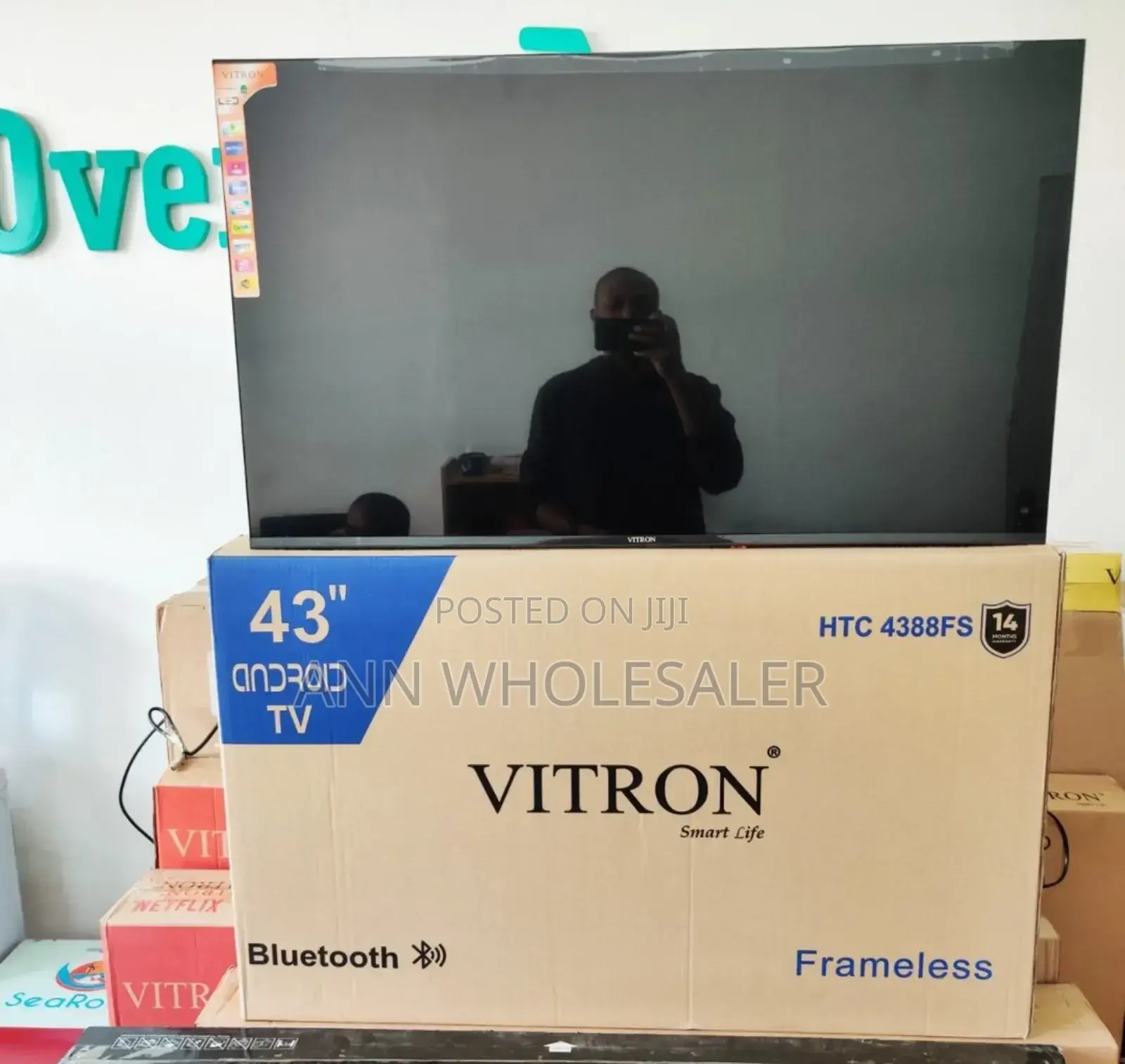 Vitron 43 Inches Smart Android Tv With Bluetooth