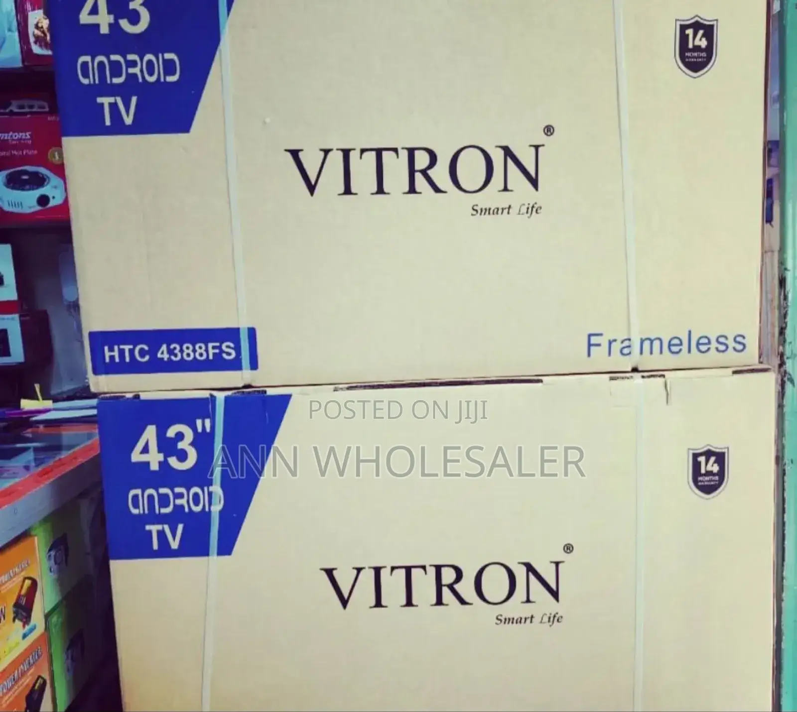 Vitron 43 Inches Smart Android Tv With Bluetooth