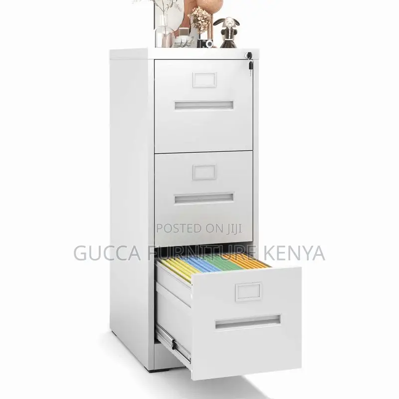 Cabinets:Heavy Duty Vertical 3 Drawer Metal File Cabinet