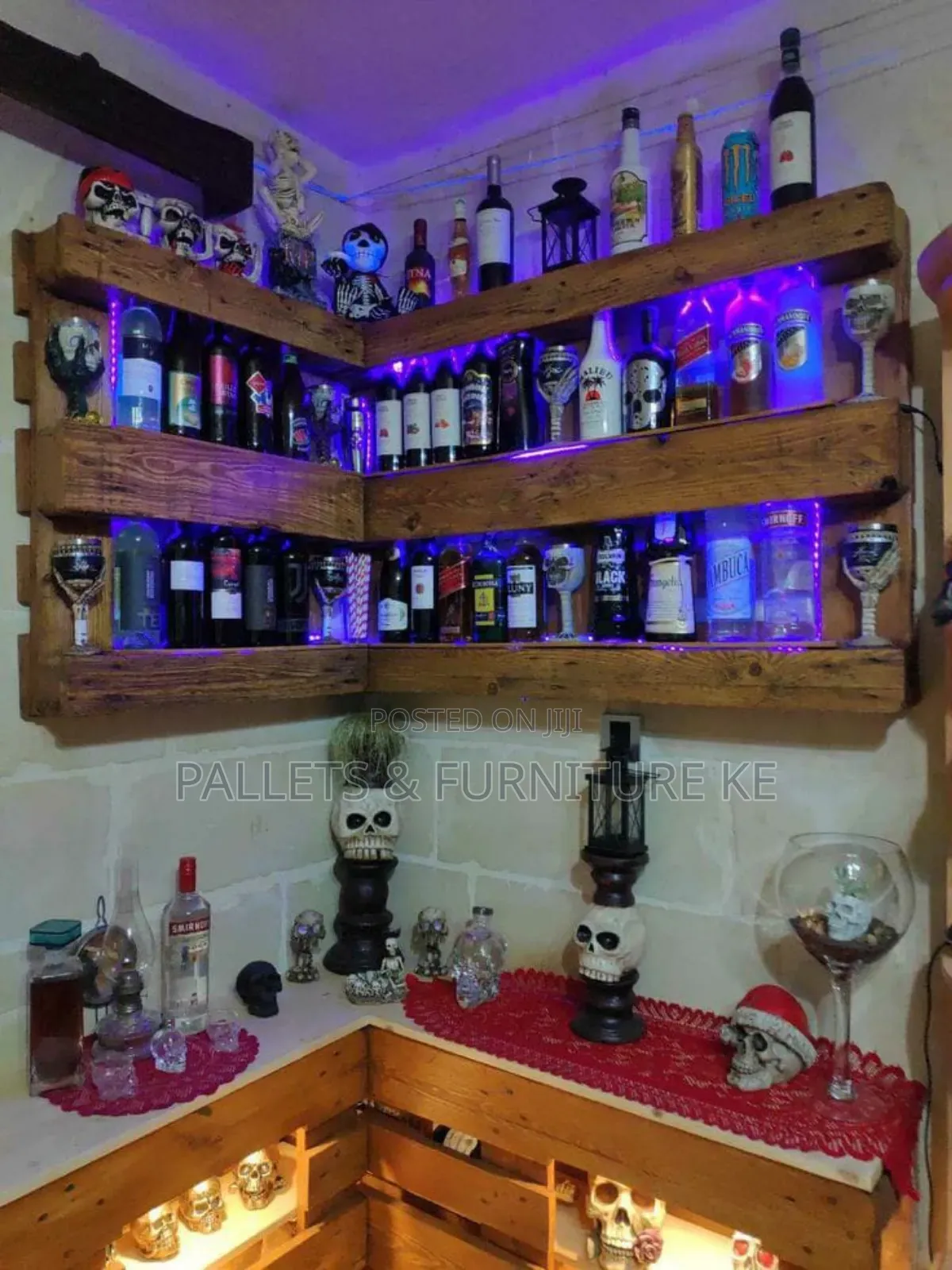 Pallet Bar(Wine Storage)