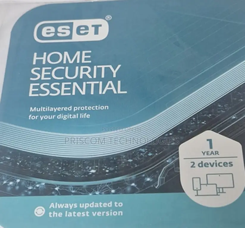ESET Home Security Antivirus 2025 Edition 2 Devices 1 Year