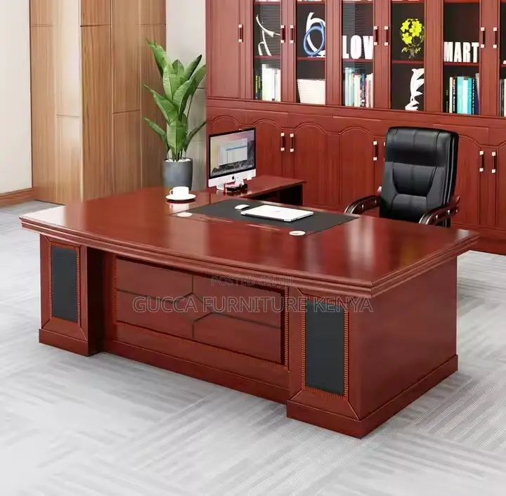 Office Tables:160cm CEO Executive Home Office Mahogany Desk