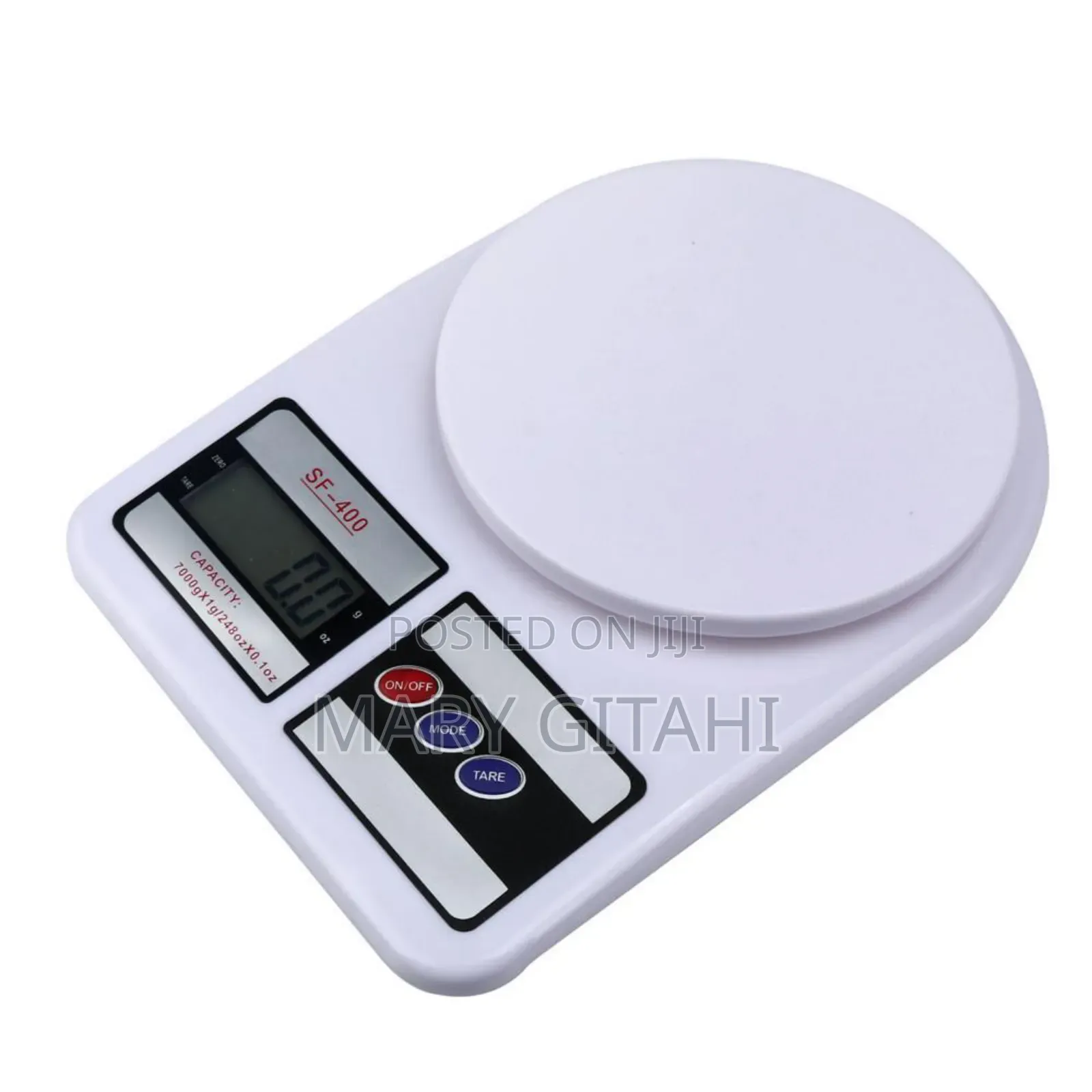 Digital Kitchen Scale Cooking Weighing Scale White