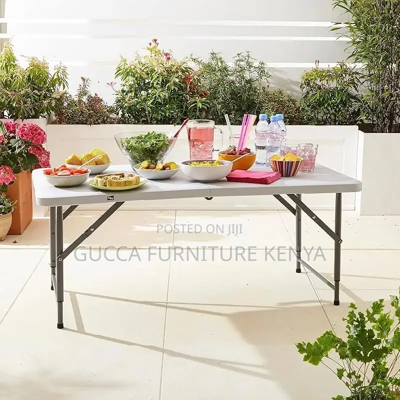 Dining Tables: Portable Fold Up Plastic Dining Table