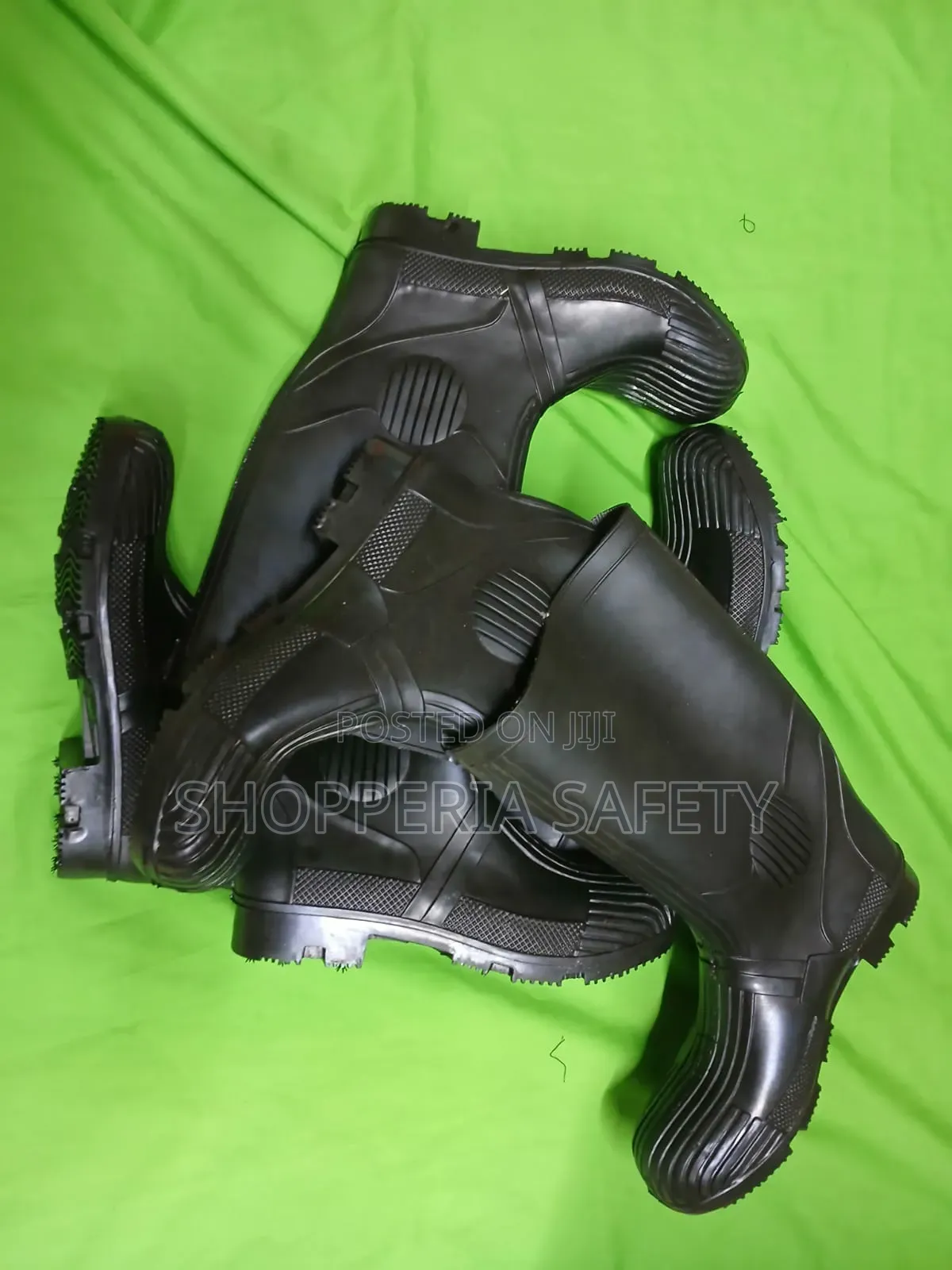 Heavy Duty Gumboot- Black