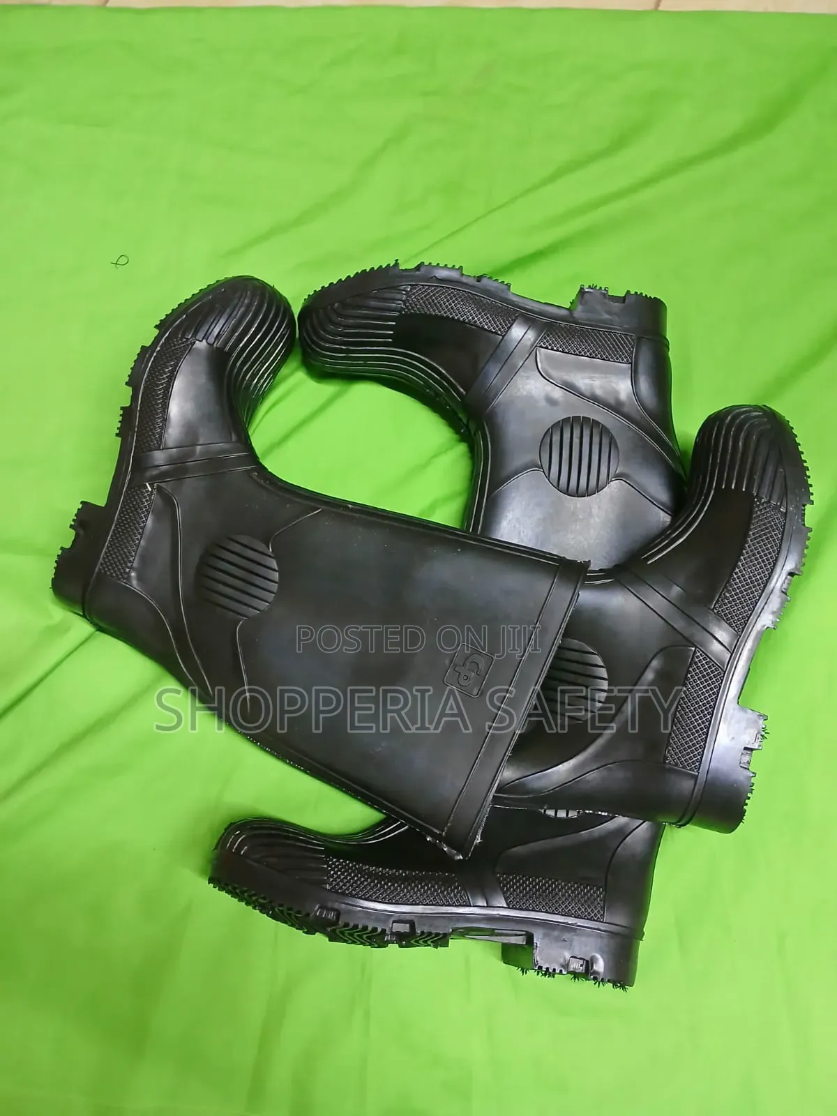 Heavy Duty Gumboot- Black