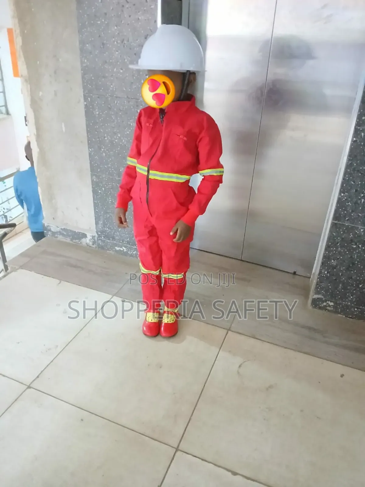 Kids Overall Reflective Red- Cbc Overall