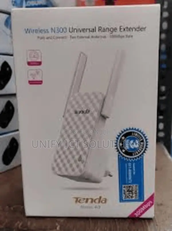 Tenda A9 Wireless N300 Universal Range Extender (300mbps)