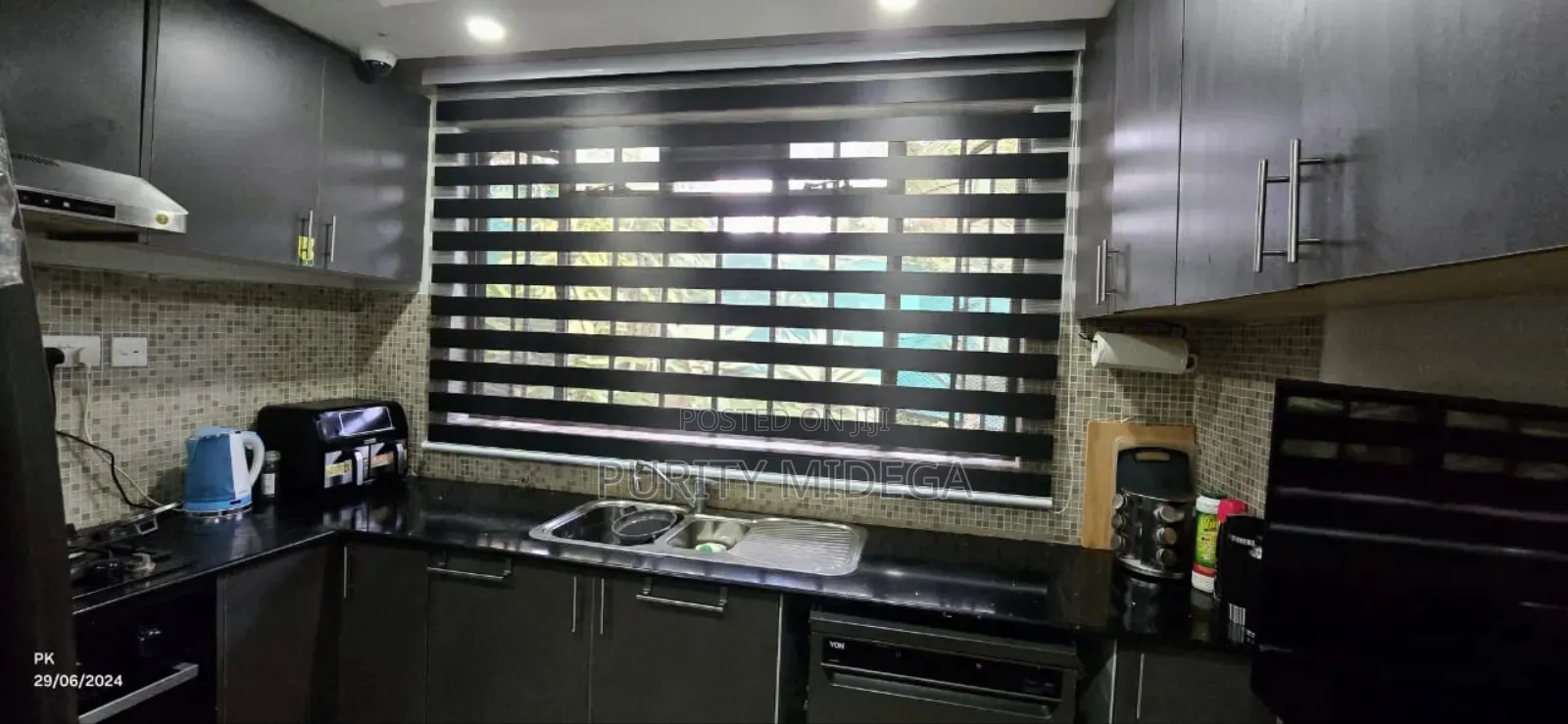 Modern Office Curtains Horizontal Blinders