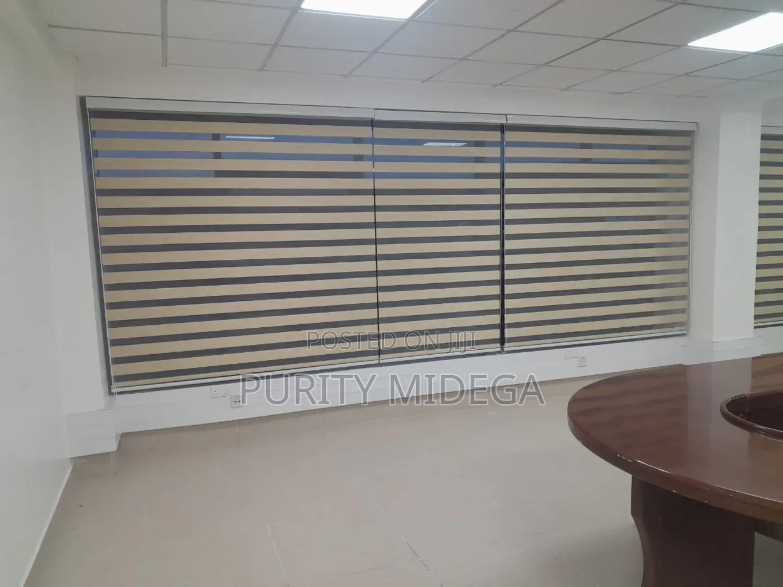 Modern Office Curtains Horizontal Blinders