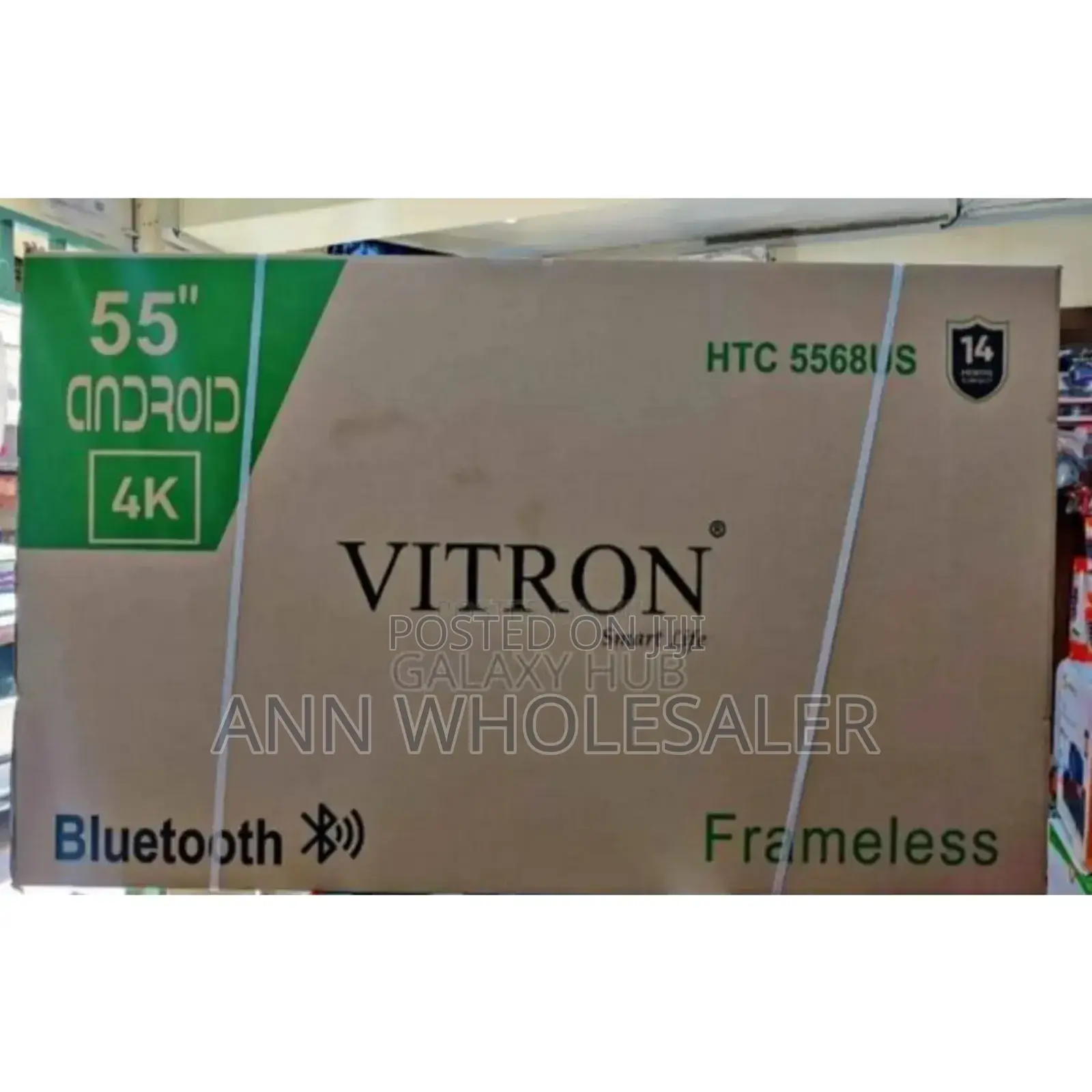 With Bt, Size 55inches Smart Tv.Brand Vitron