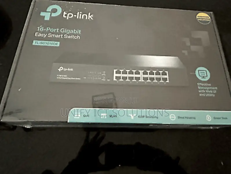 Tp-Link 16-Port Gigabit Ethernet Switch-Tl-Sg1016d