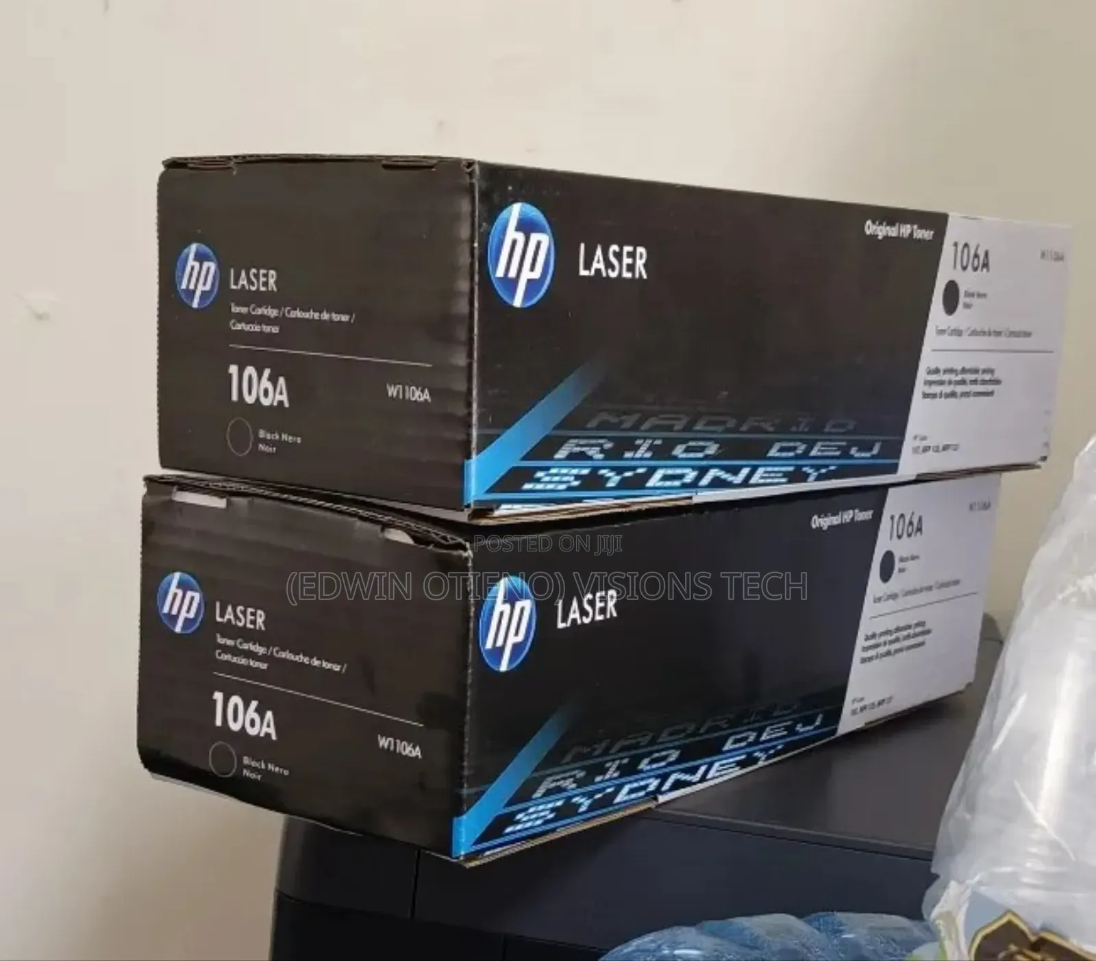 Black HP Laser 107 Toner