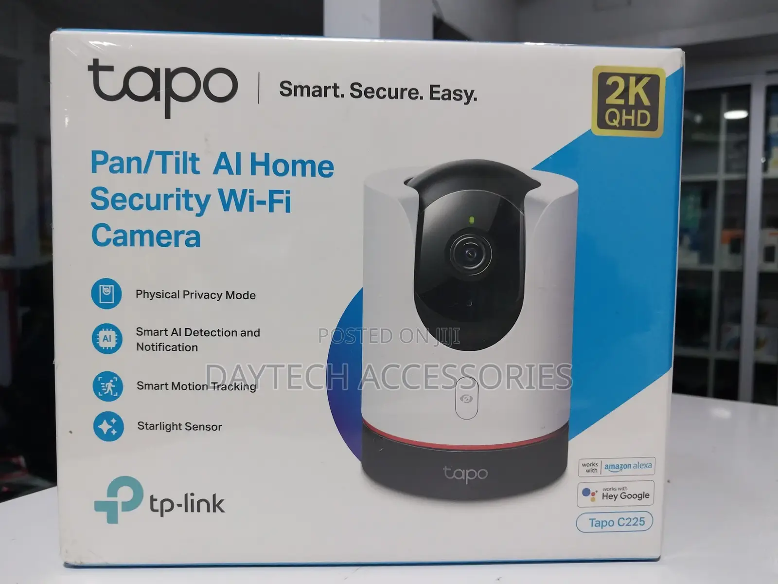 Tp-Link Tapo C225 Pan/Tilt Ai Home Security Wi-Fi Camera