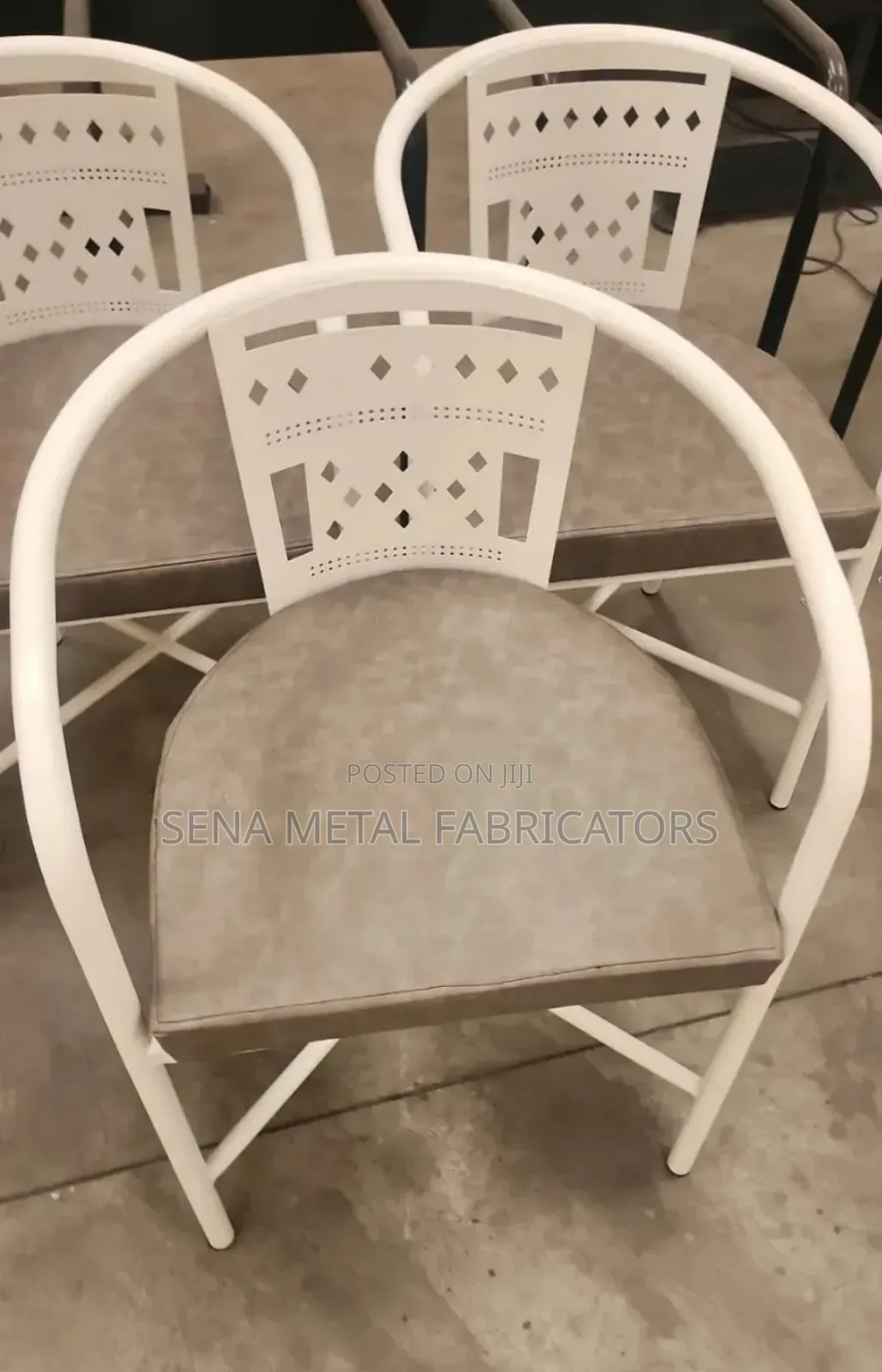 Colourful Restaurant Chairs With Powder-Coating Finish.