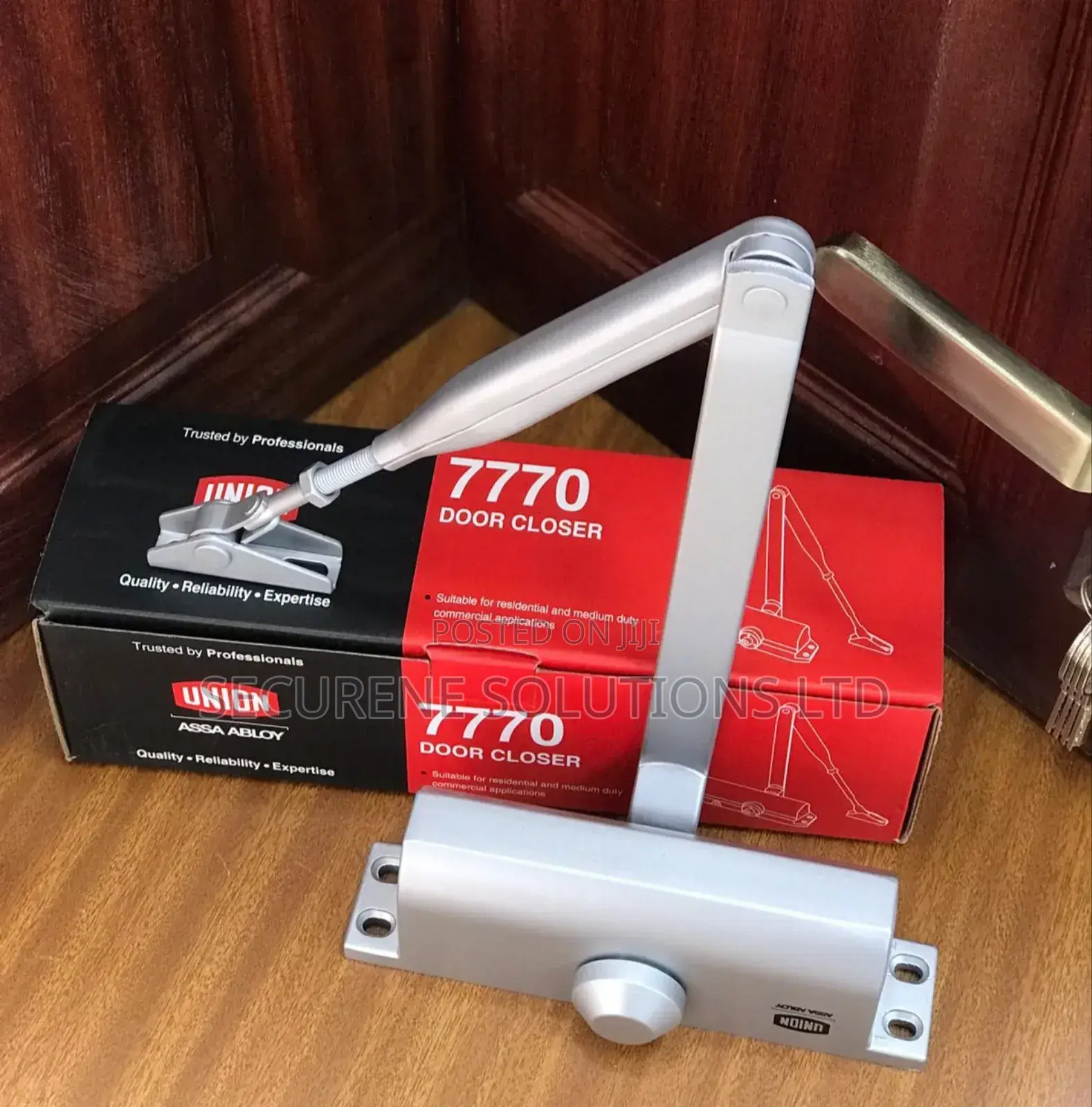 Union Door Closer Power 2-3dc-7770-Sil