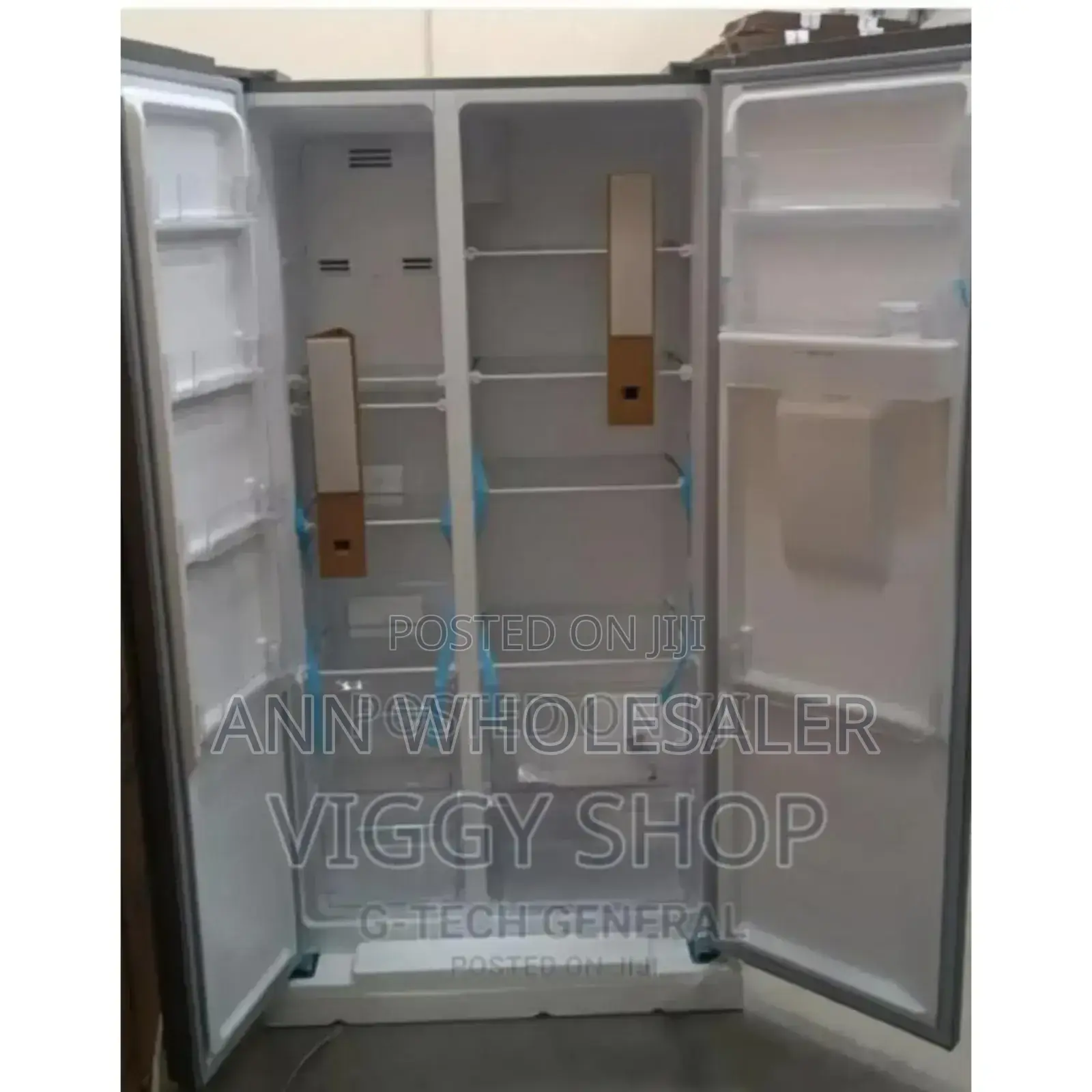 Side by Side Fridge. 508litred Hisense Double Big Door