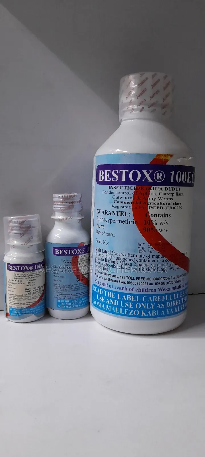 Bestox 100ec Insecticide 50ml, 100ml, And 1LITRE