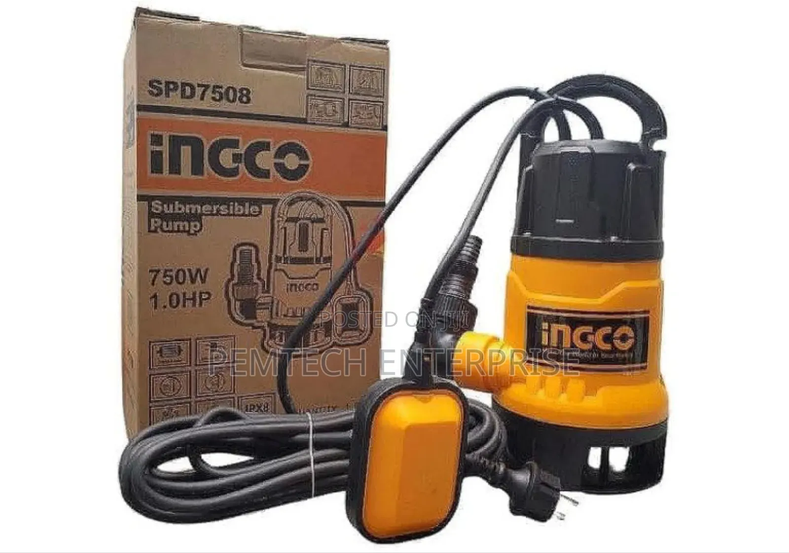 INGCO SPD7508 Sewage Submersible Pump 750W – 1.0HP