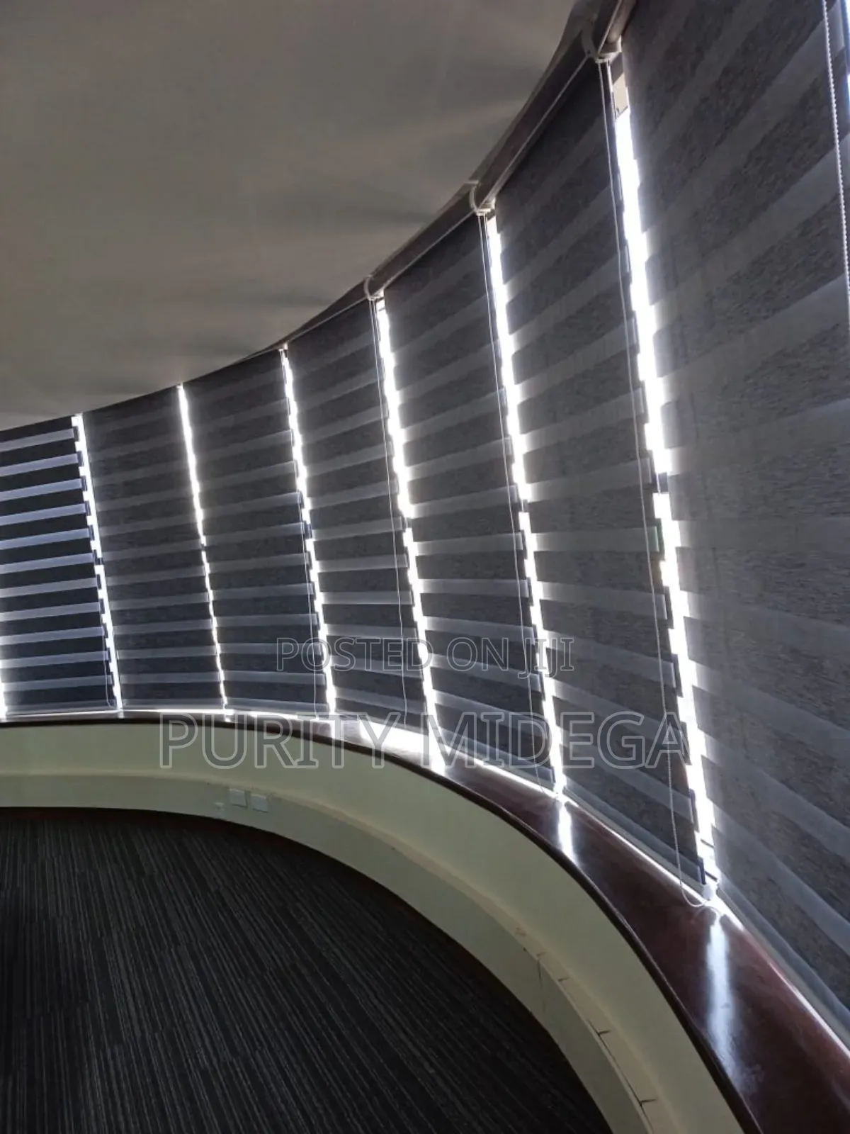 Grey Fabrics Horizontal /Zebra Blinders