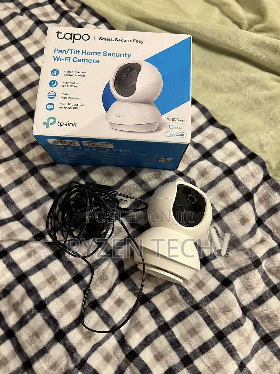 Tp-Link Pan/Tilt Home Security Wi-Fi Camera - Tl-Tapo C200