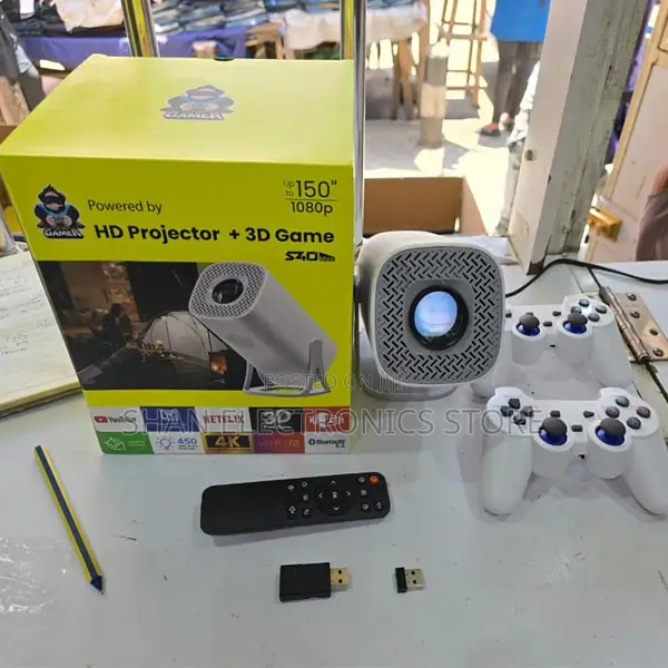 S40 MAX 5G Portable Projector Android 11 Wifi6 Home Theater