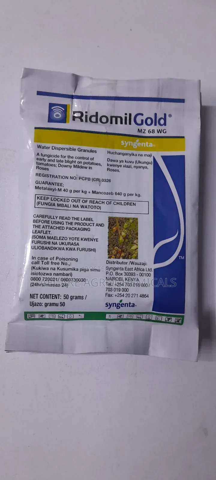 Ridomil-gold Fungicide 50g,  250G And 1kg