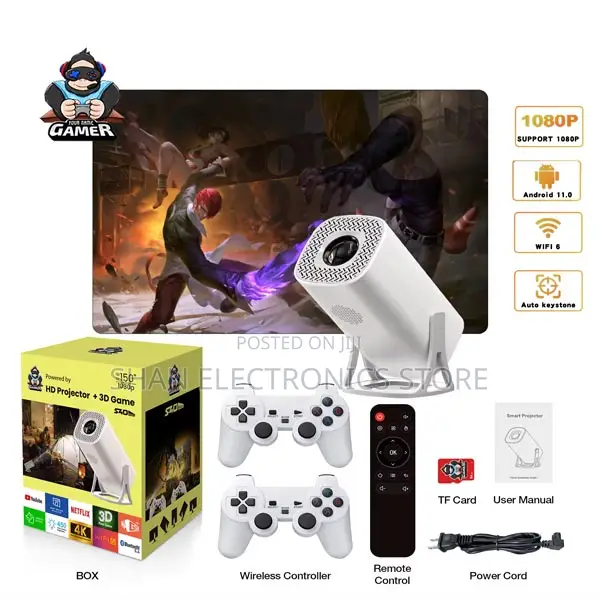 Game Console Android 11 Android Projector HY540MAX Internet