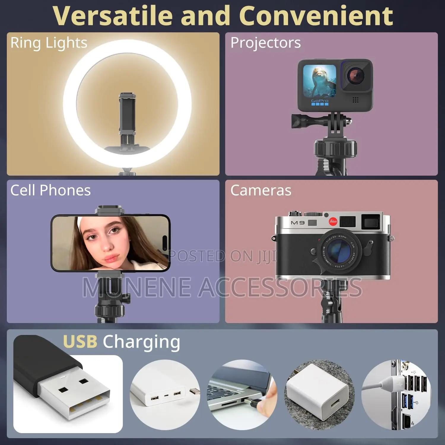 12inch Selfie Ring Light With 2.1meter Extendable Tripod Stand