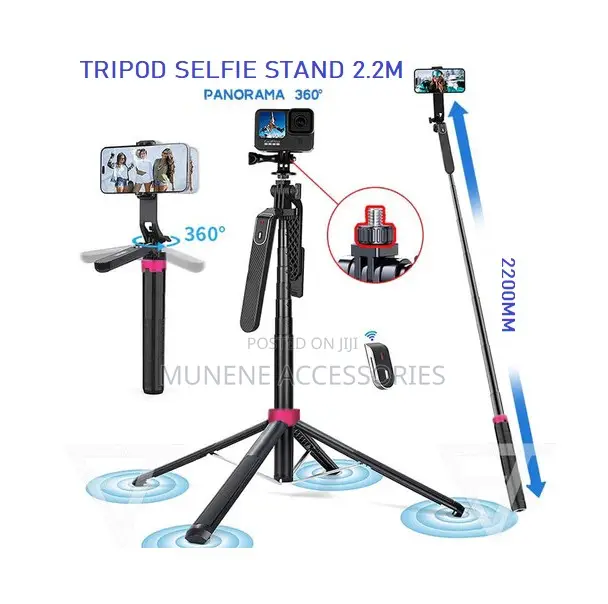 P320 2.2M Bluetooth Tripod Selfie Stick CAMERA Stand Gimbal