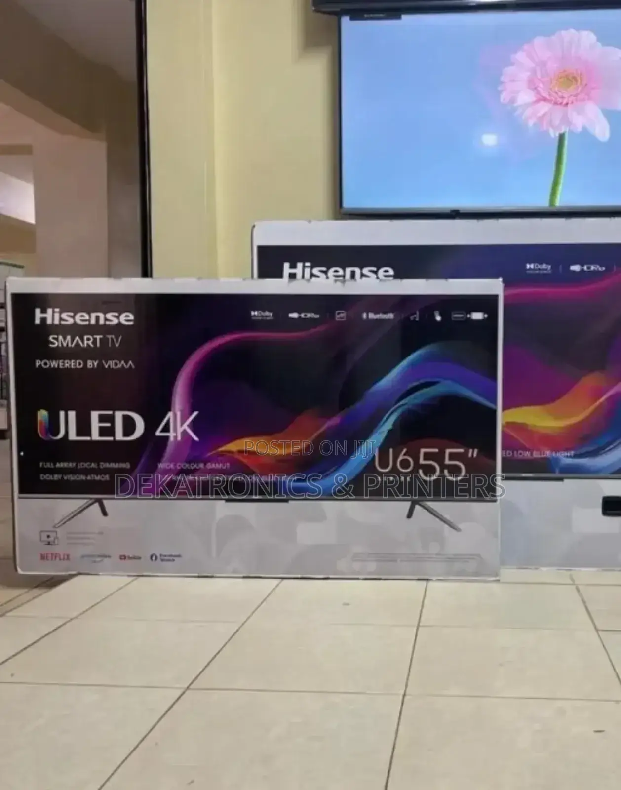 Hisense 55" Inch Smart Uhd U6 Uled Tv