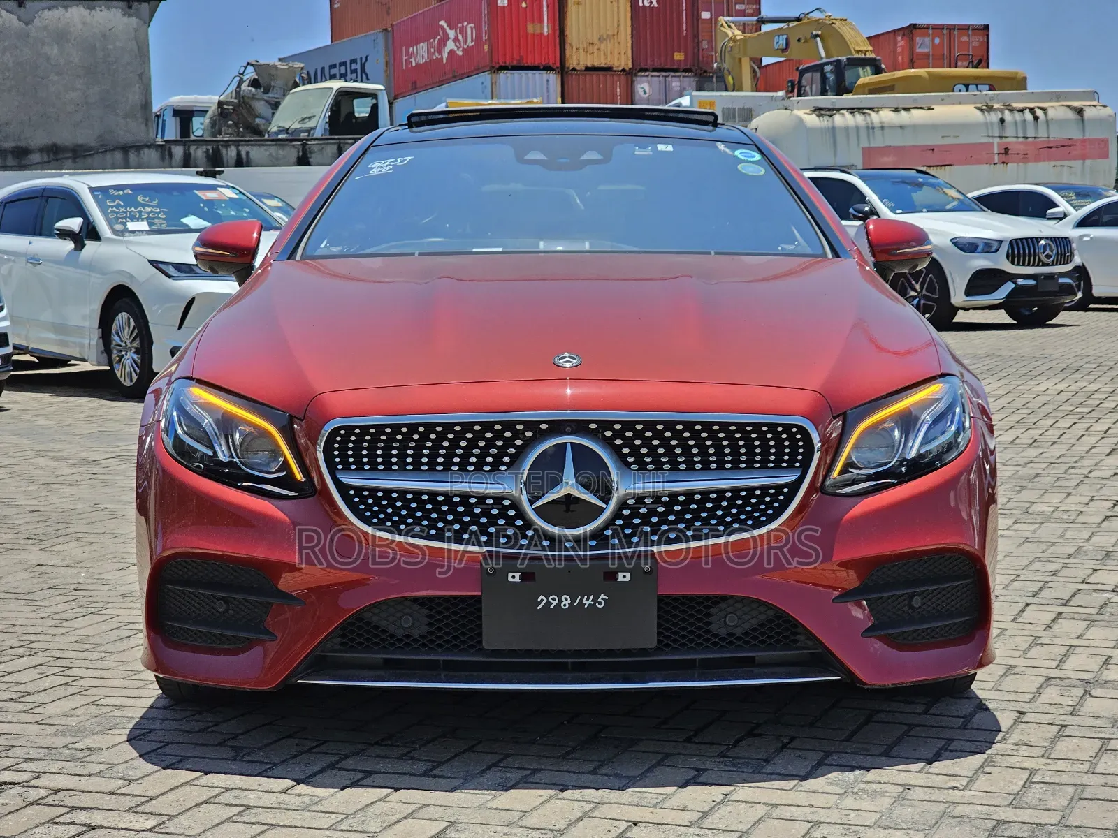 Mercedes-Benz E200 2018 Red