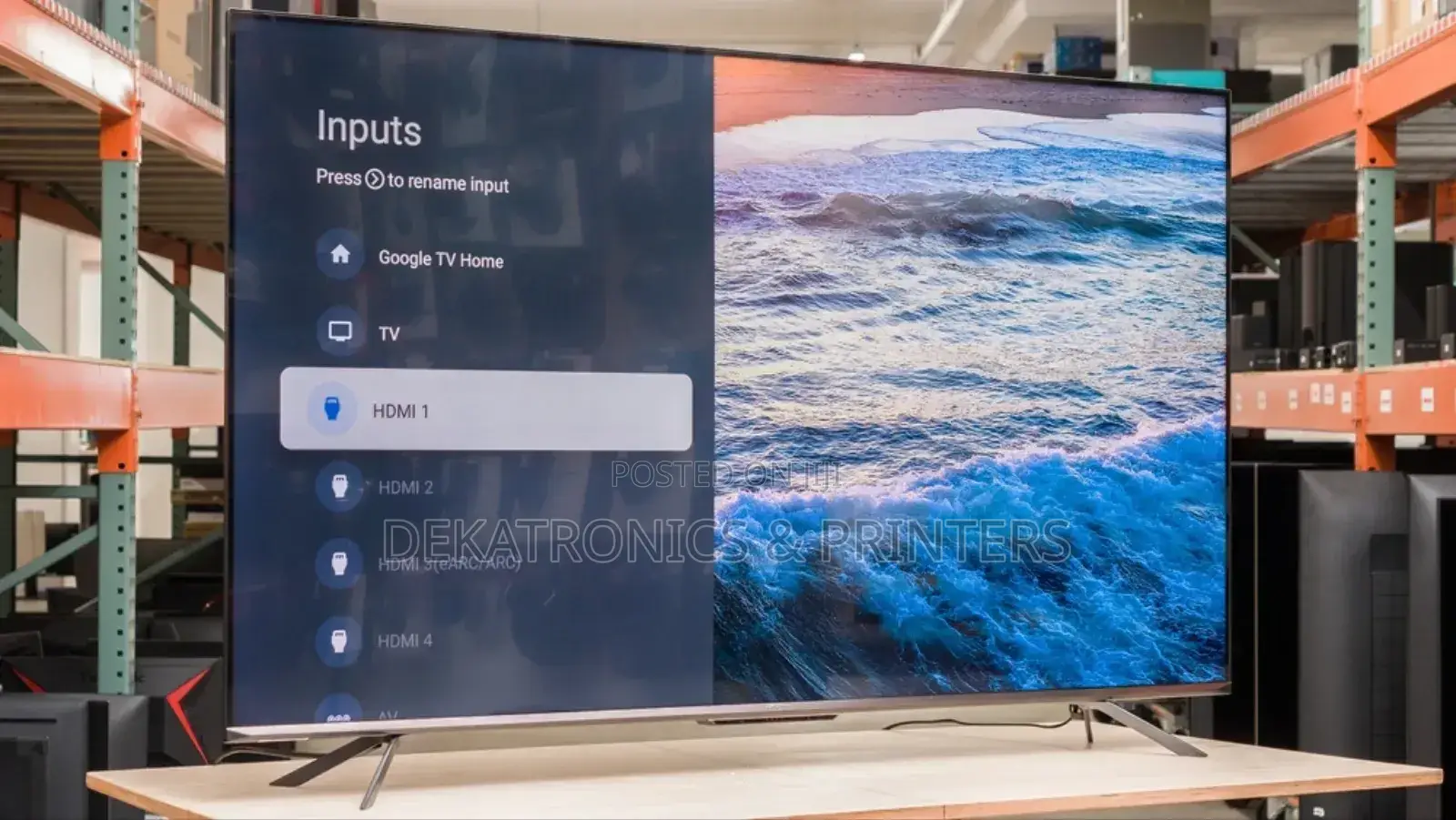 Hisense 75" Inch Smart Android Uhd HDR Uled Frameless Tv