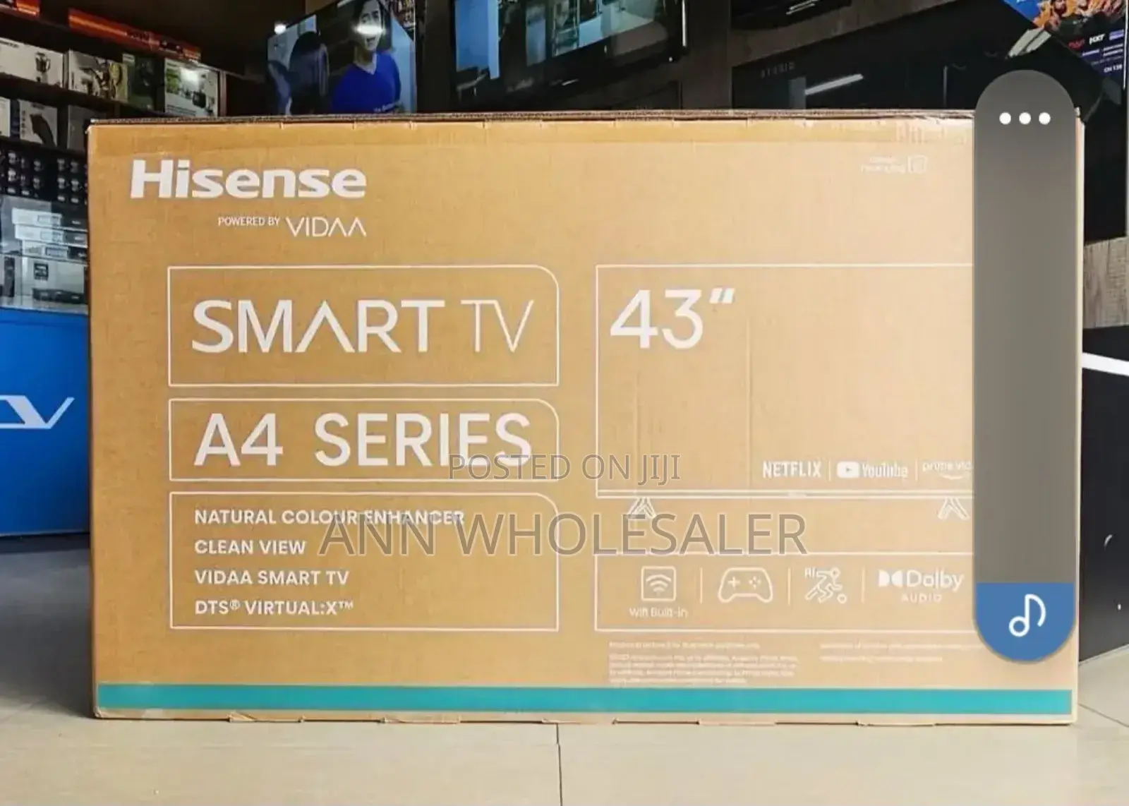 Hisense 43 Inches A4 Series