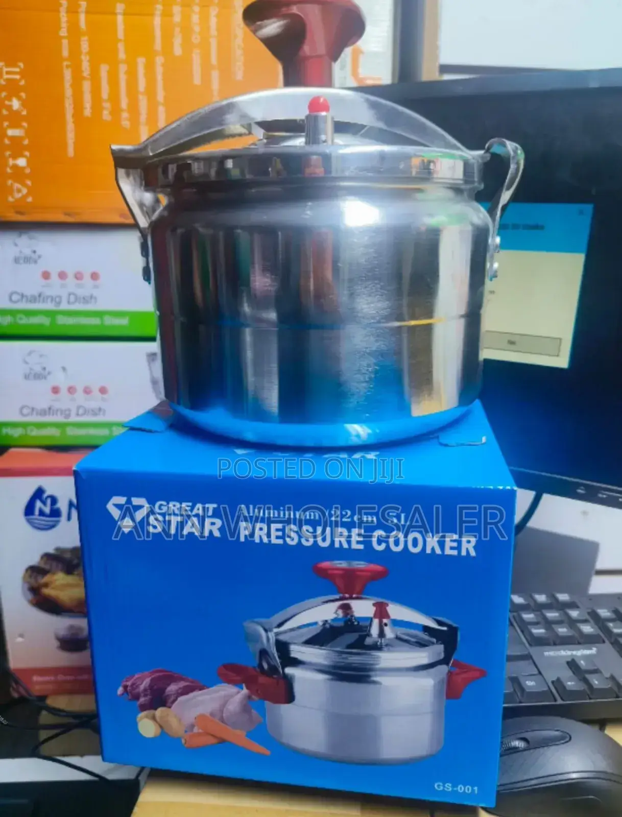 Aluminum 5 Litres Manual Pressure Cooker PC/M