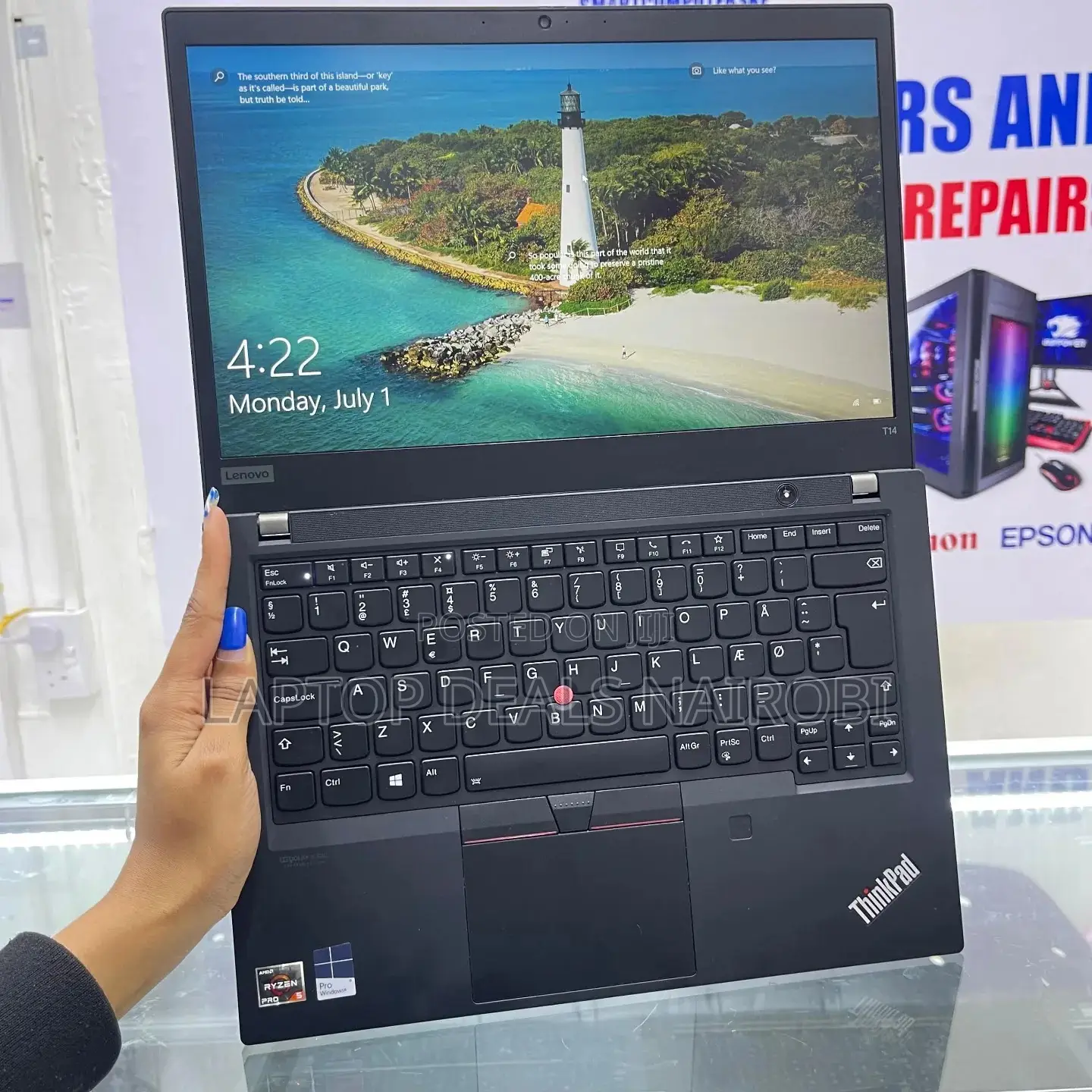 Laptop Lenovo ThinkPad T14 G1 32GB AMD Ryzen 5 SSD 512GB