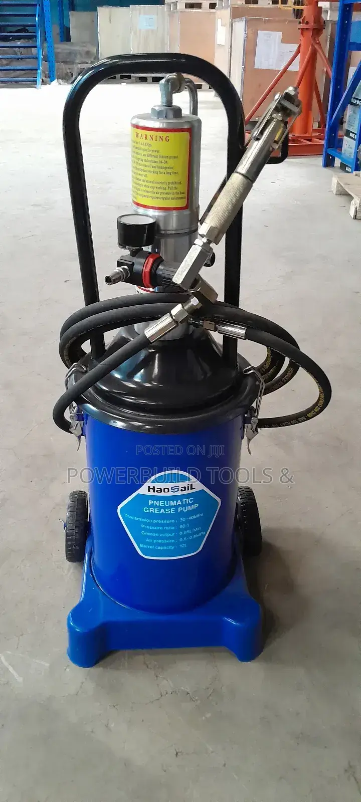 Pneumatic Grease Pump 12L