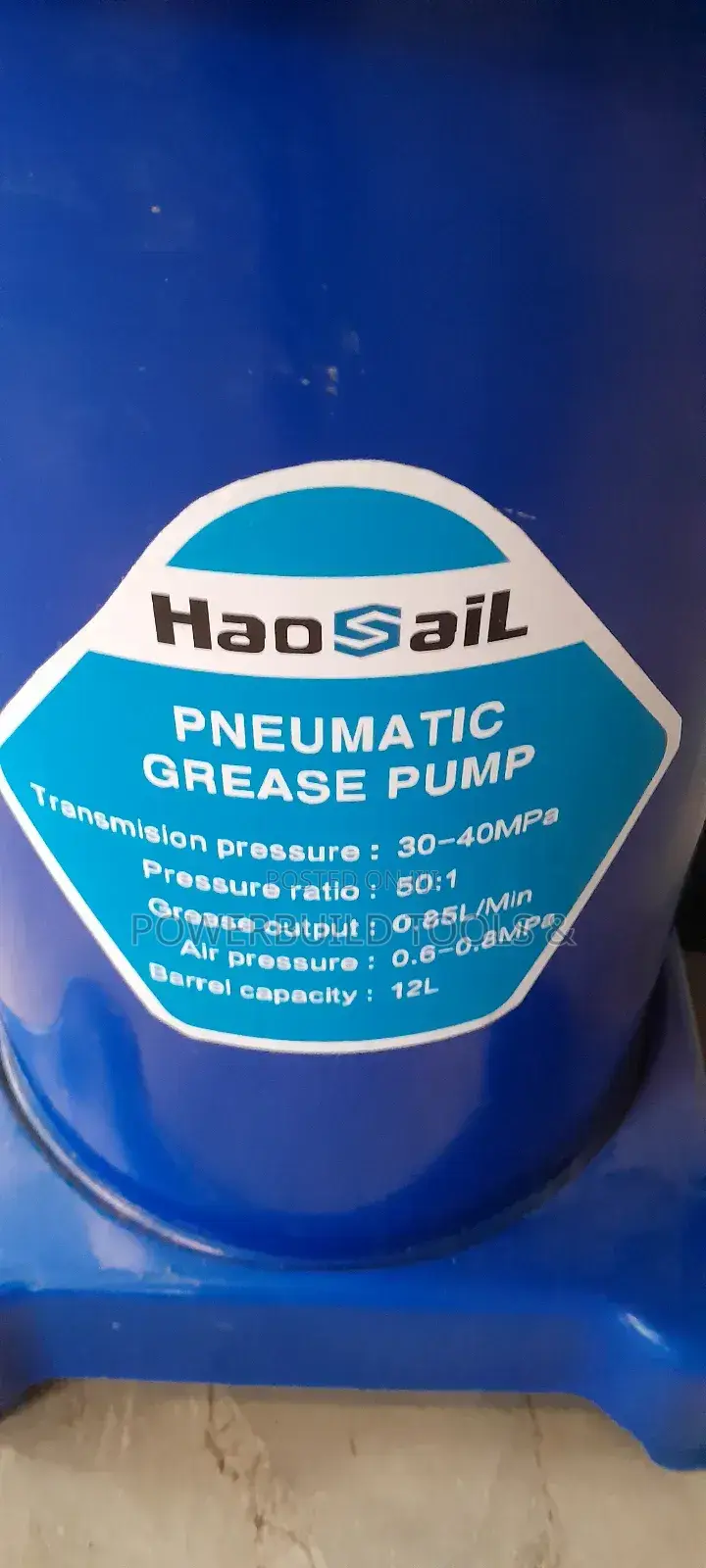 Pneumatic Grease Pump 12L
