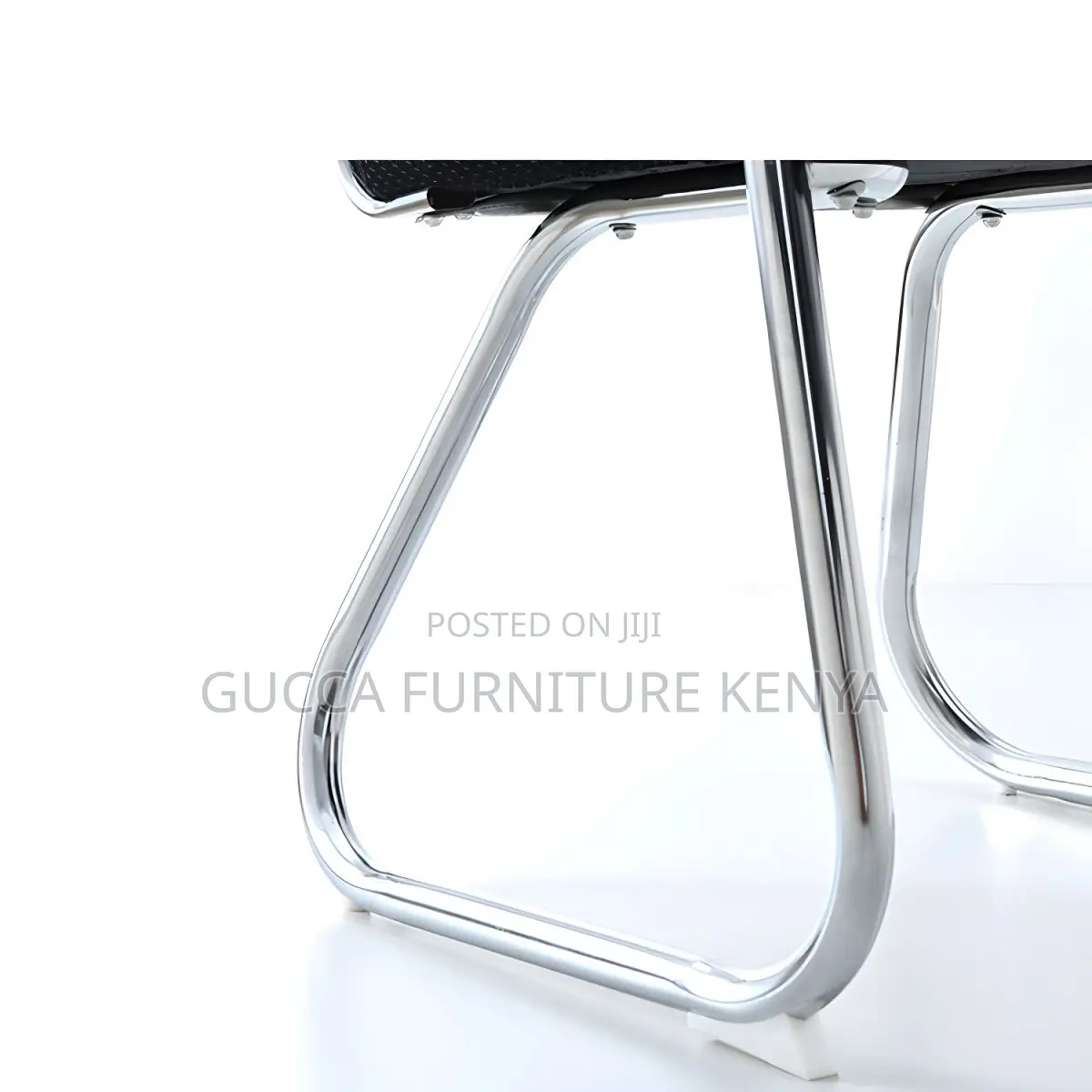 Office Chairs: Silver Metal Mesh Modern Conference Chair