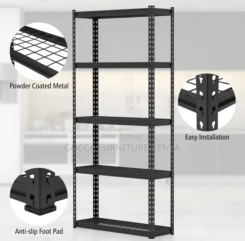 Cabinets: Heavy Duty Metal Storage Rack Office Home Unit
