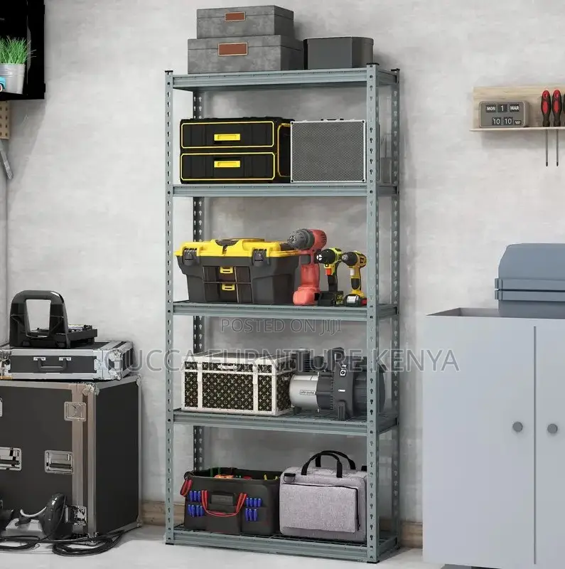 Cabinets: Heavy Duty Metal Storage Rack Office Home Unit