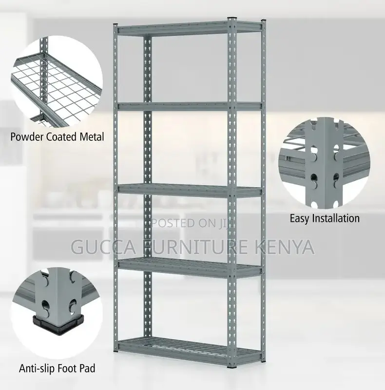 Cabinets: Heavy Duty Metal Storage Rack Office Home Unit