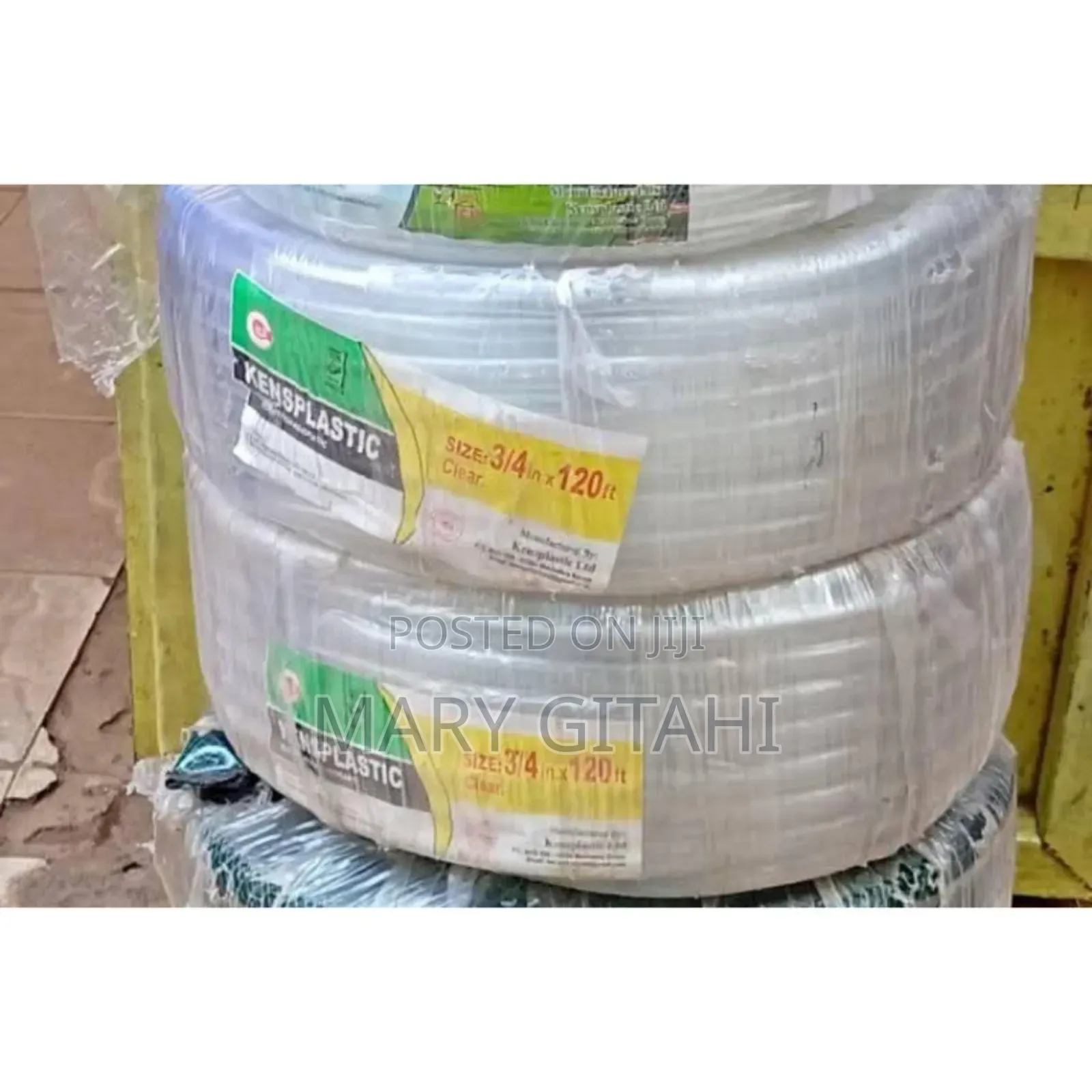 1⁄2*120ft * Clear Garden Hose Pipe Extra Strength