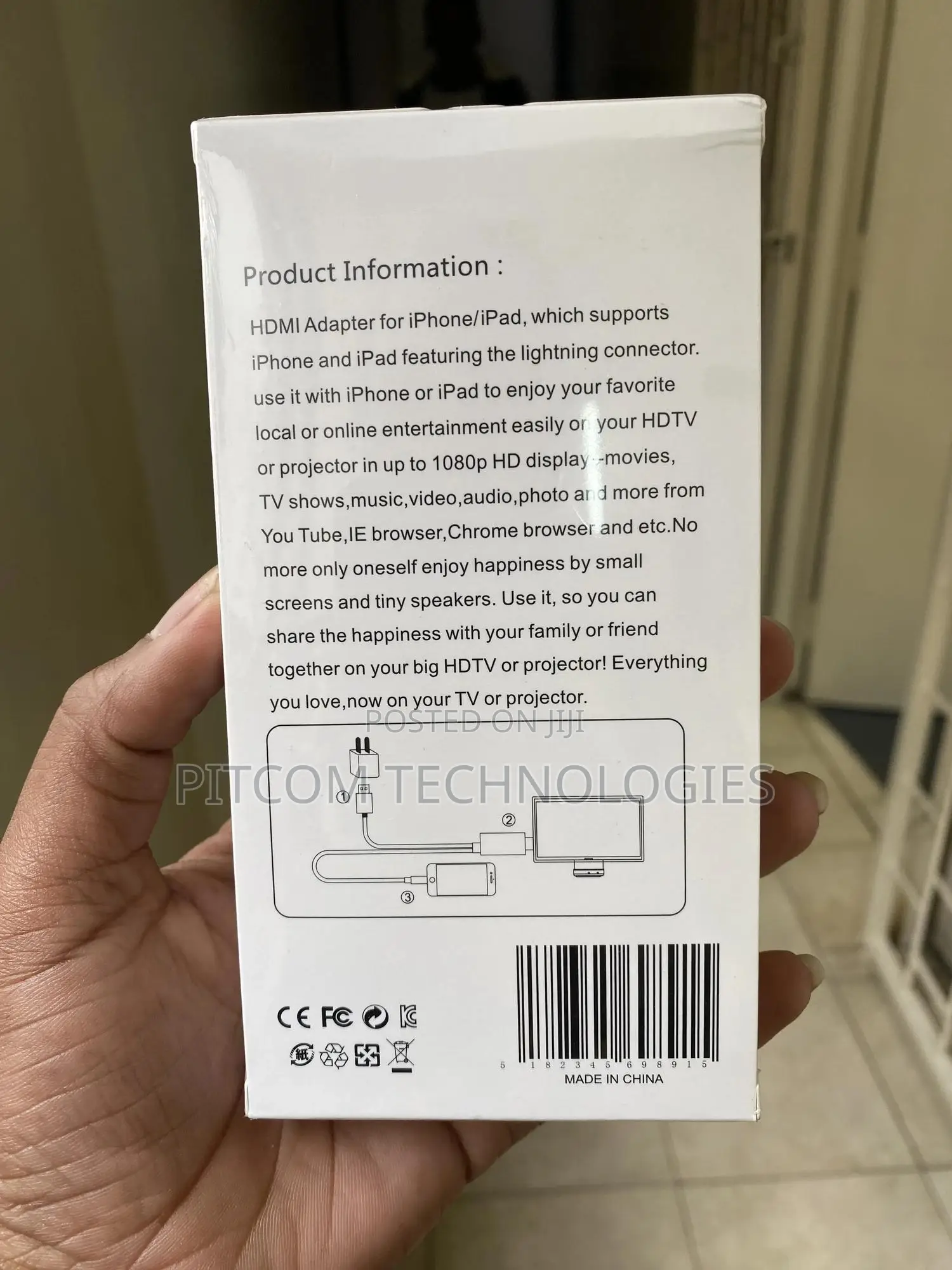 Lightning to HDMI Cable