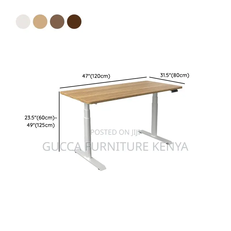 Office Tables: Glam Height-Adjustable Computer Work Desk