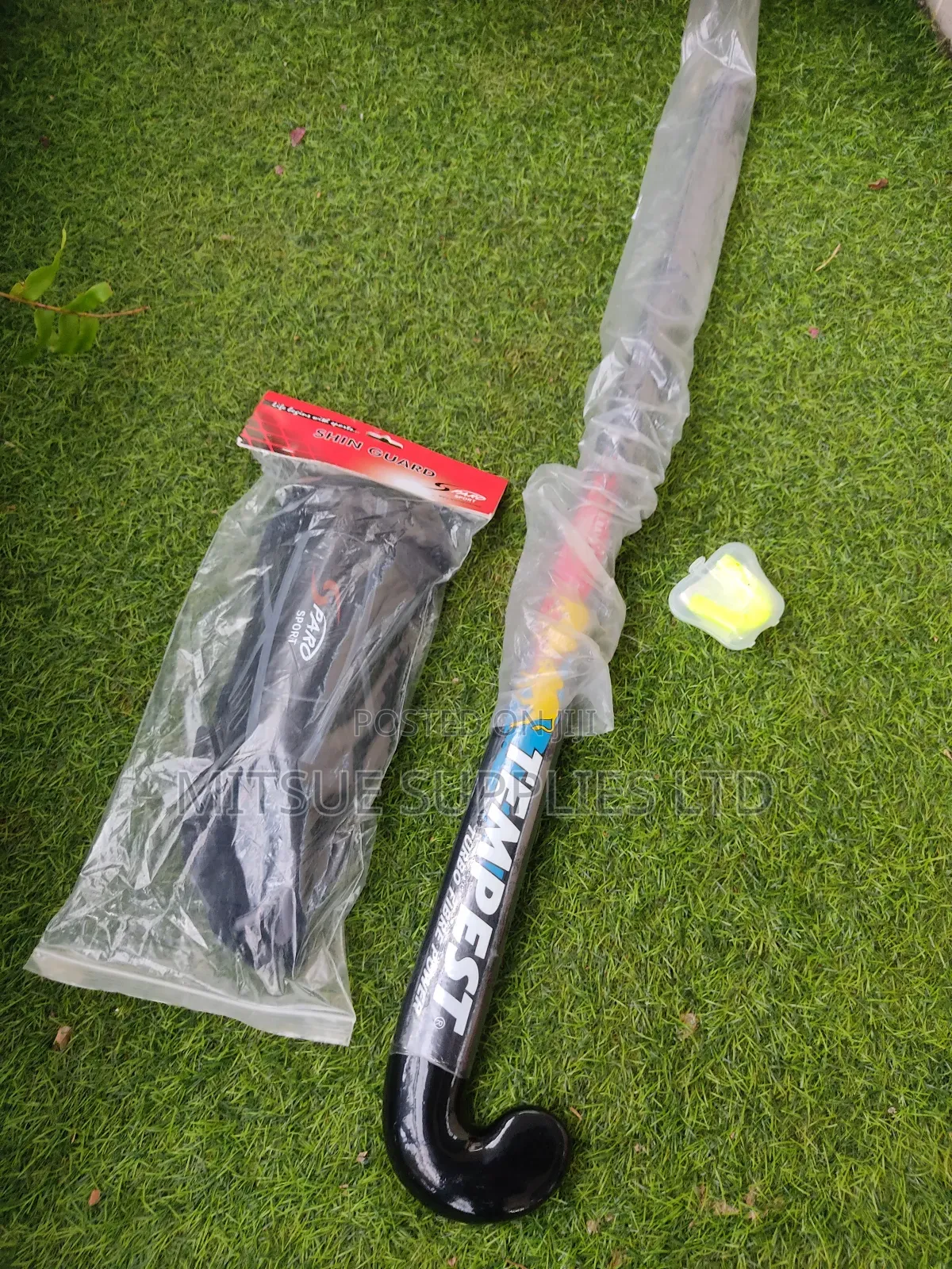 Hockey Set 37 Inch W/Mouth And Shin Guard For Tall Students
