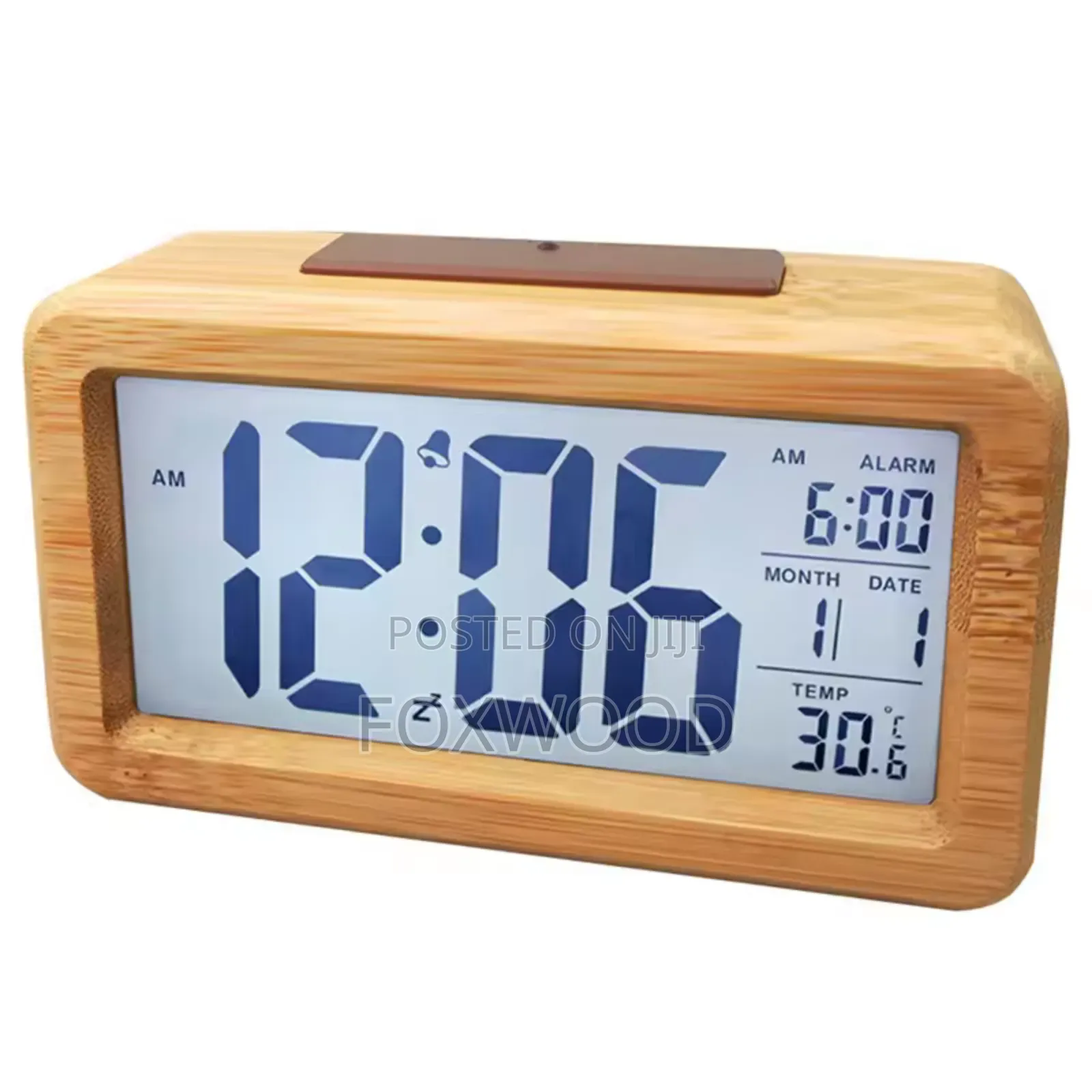 Wooden Digital Alarm Clock