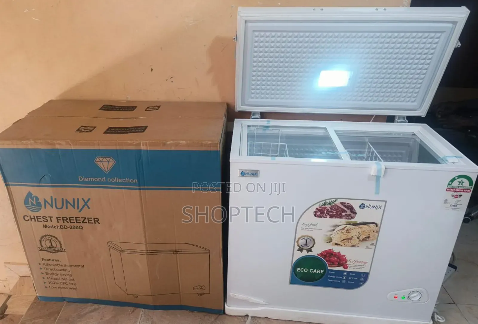 Nunix Deep Chest Freezer 200 Litres