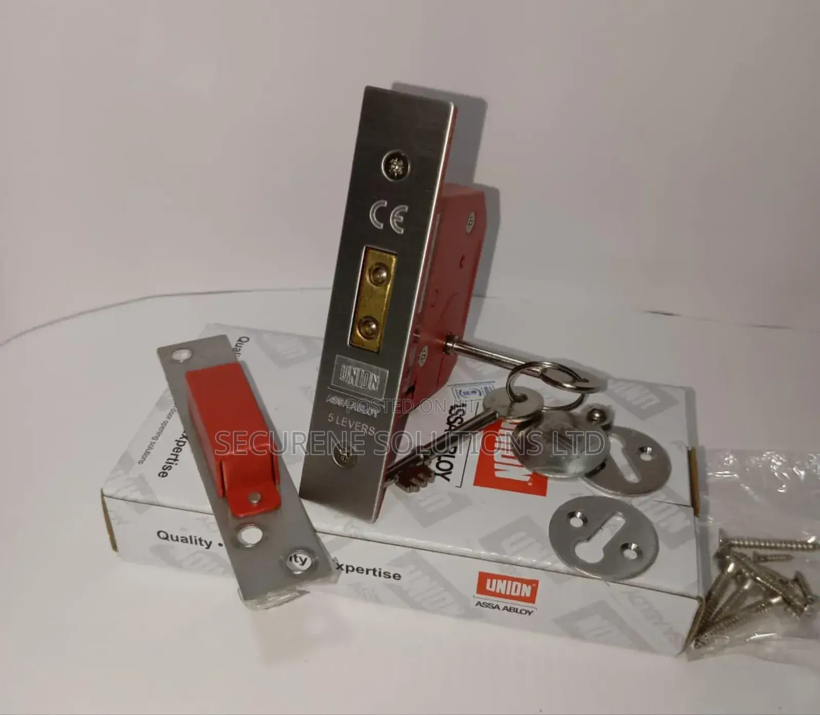 Union 2105 Non British Standard 5 Lever Mortice Deadlock