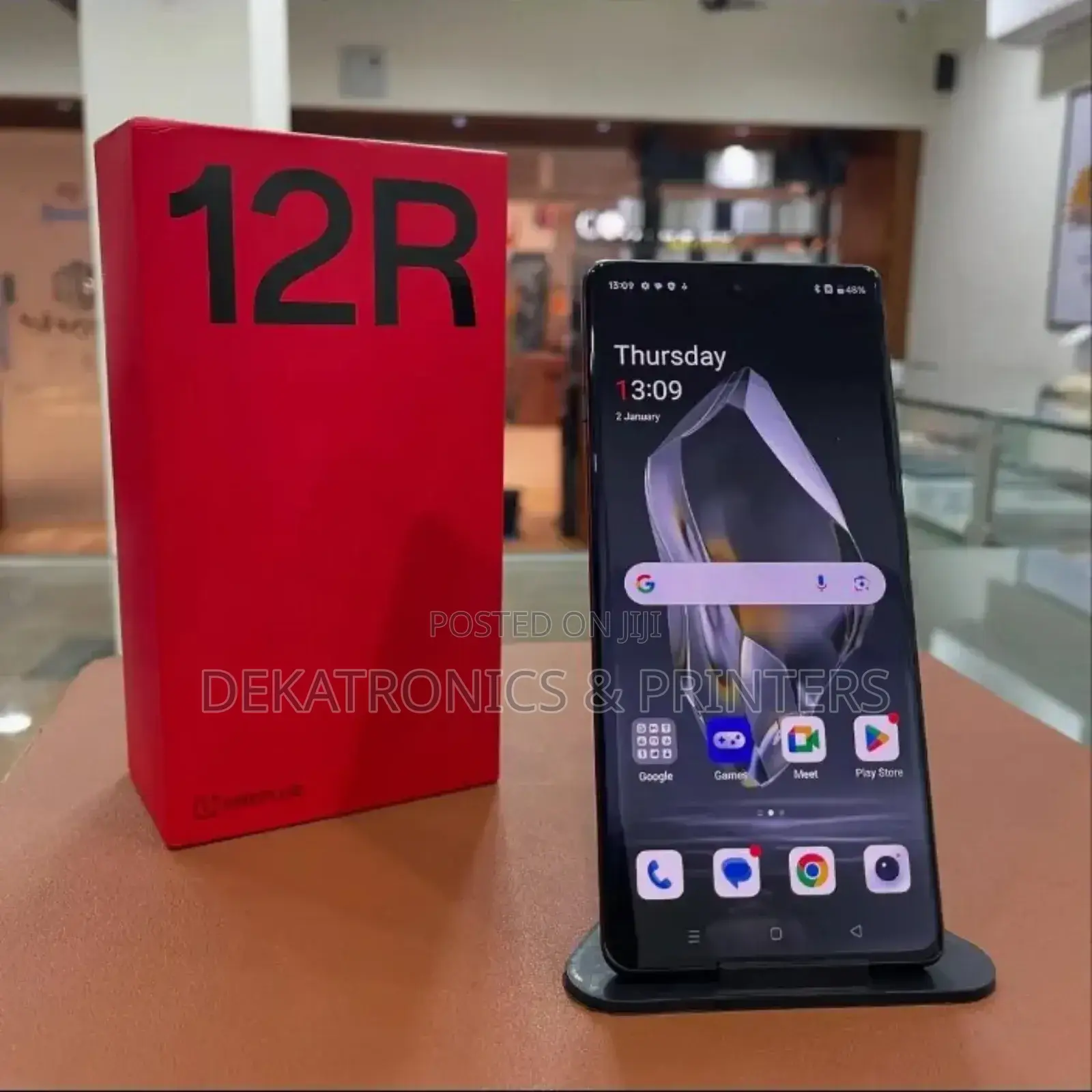 New OnePlus 12R 256 GB Black
